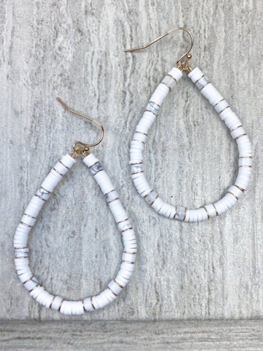 Beaded Teardrop Earrings